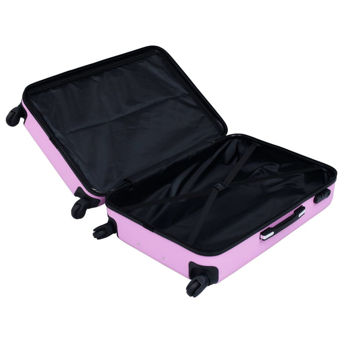 Hardcase Trolley Set 3 pcs Pink ABS