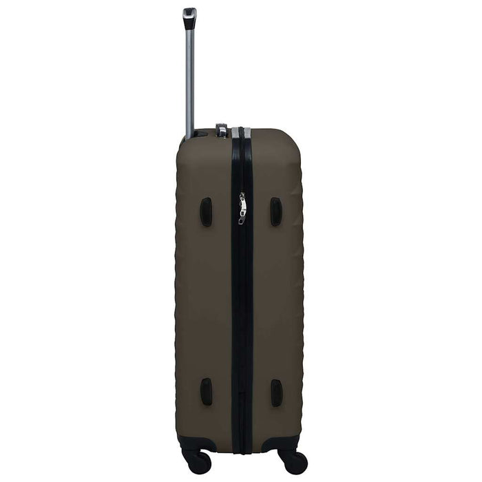 Hardcase Trolley Set 3 pcs Brown ABS