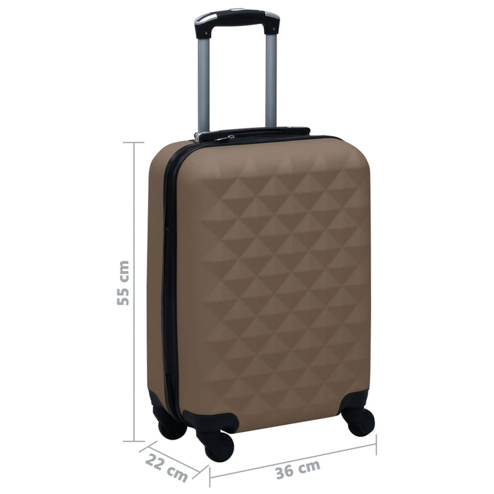 Hardcase Trolley Brown ABS