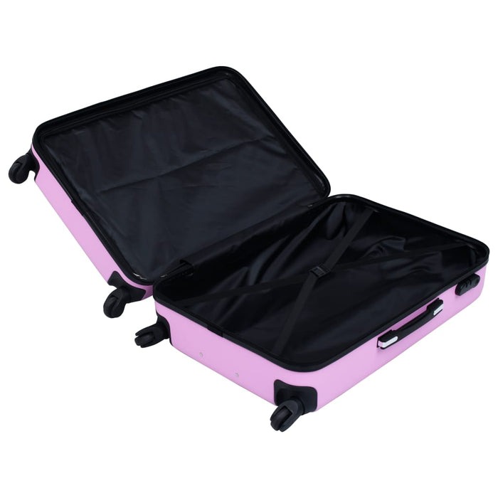 Hardcase Trolley Set 2 pcs Pink ABS