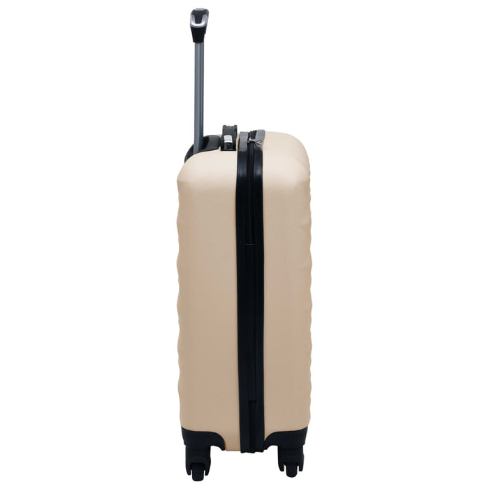 Hardcase Trolley Set 2 pcs Gold ABS