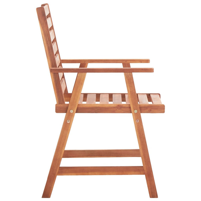 Outdoor Dining Chairs 4 pcs Solid Acacia Wood