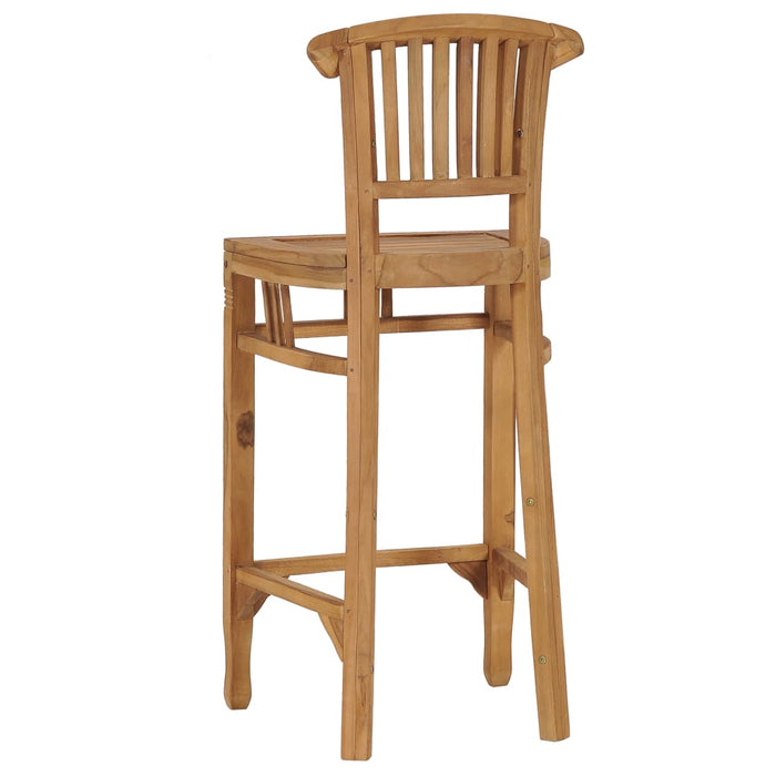 Bar Chair Solid Teak Wood