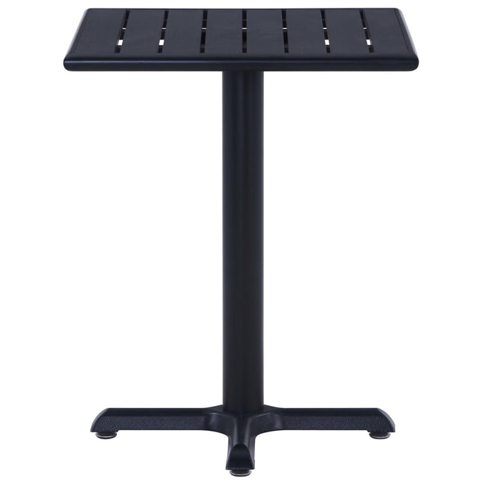 Garden Table  Black 60x60x75 cm