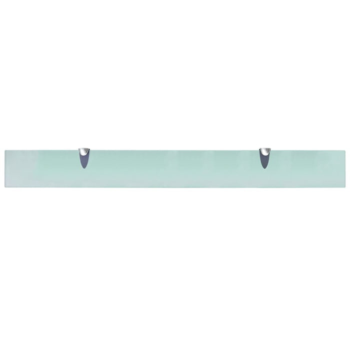 Floating Shelves 2 pcs Glass 90x10 cm 8 mm