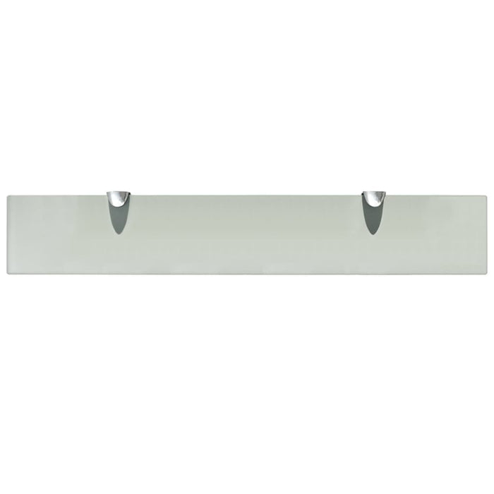 Floating Shelves 2 pcs Glass 60x10 cm 8 mm