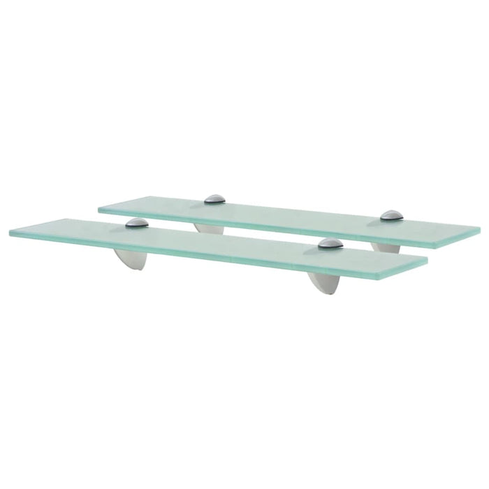 Floating Shelves 2 pcs Glass 50x20 cm 8 mm