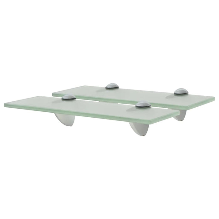 Floating Shelves 2 pcs Glass 30x20 cm 8 mm