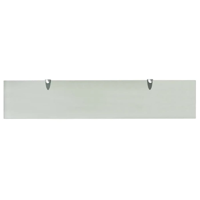 Floating Shelves 2 pcs Glass 100x20 cm 8 mm