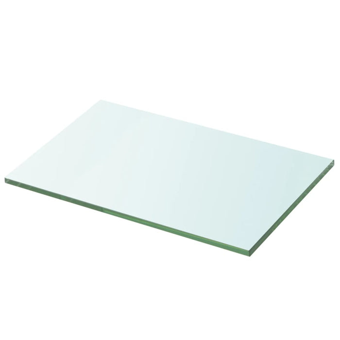 Shelves 2 pcs Panel Glass Clear 30x15 cm