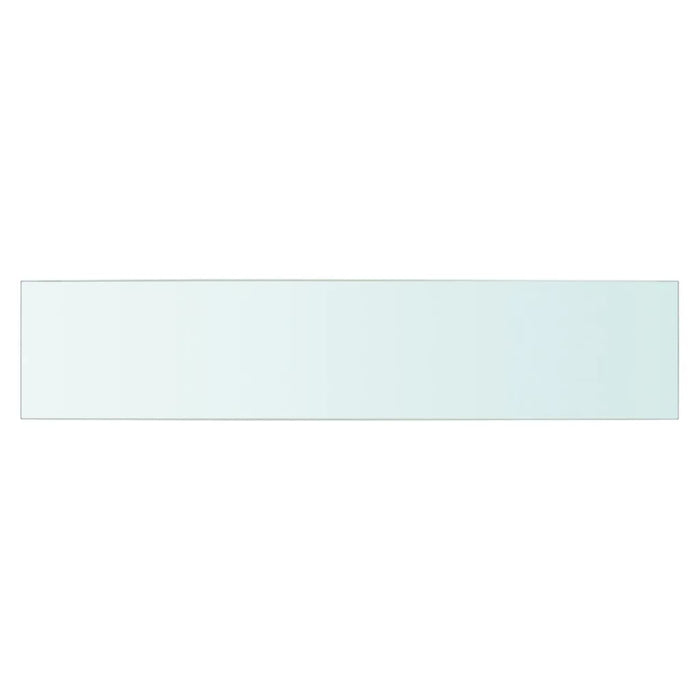 Shelves 2 pcs Panel Glass Clear 70x15 cm