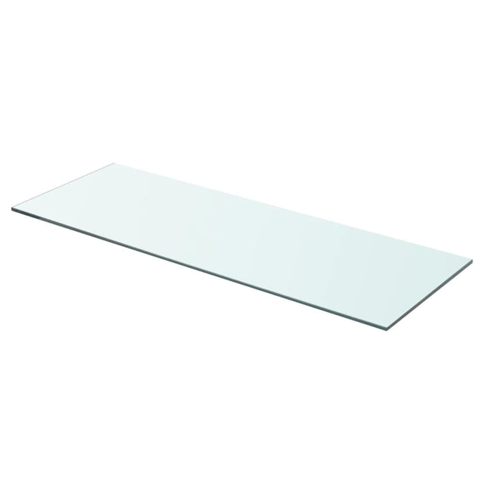 Shelves 2 pcs Panel Glass Clear 70x25 cm