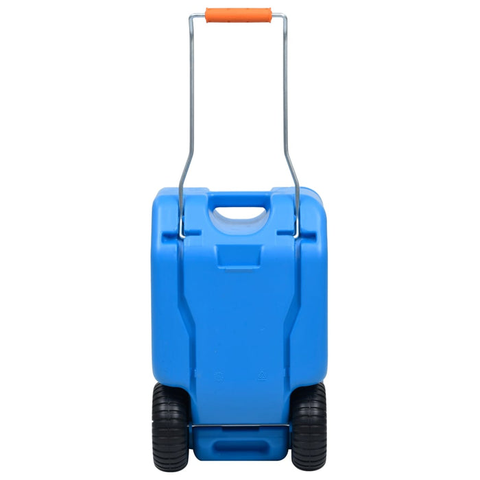 Wheeled Water Tank for Camping 25 L Blue