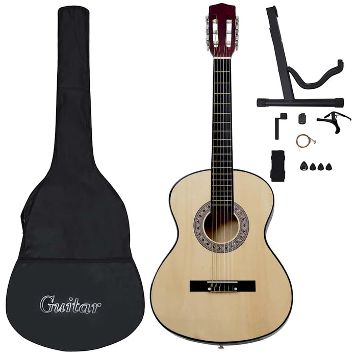 12 Piece Classical Guitar Beginner Set 4/4 39