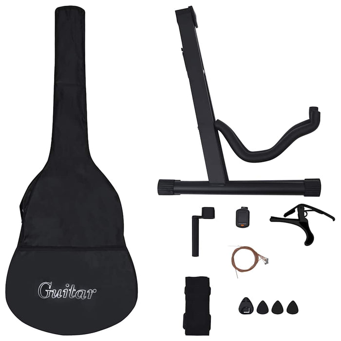 12 Piece Classical Guitar Beginner Set 4/4 39