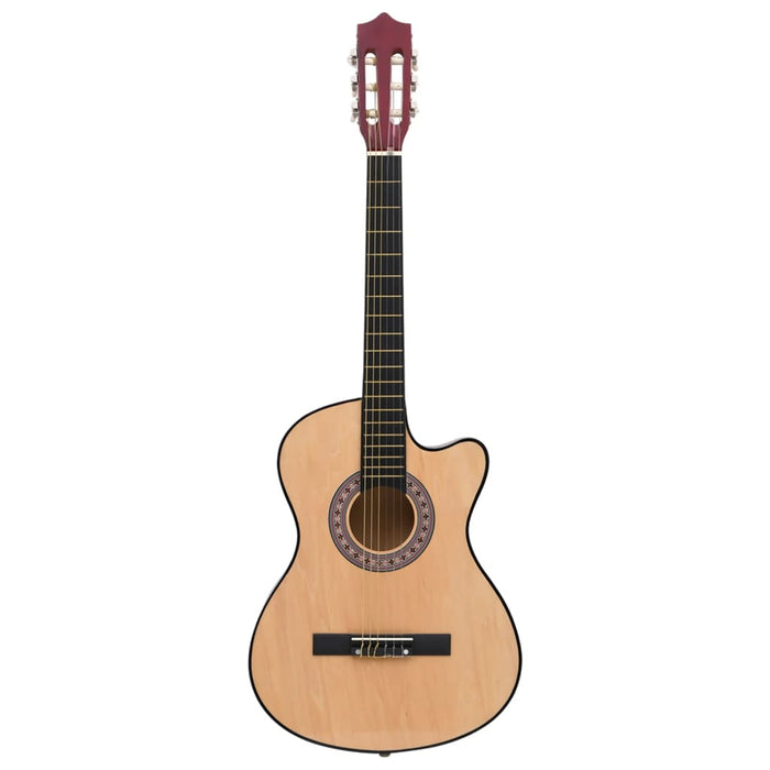 12 Piece Western Acoustic Cutaway Guitar Set with 6 Strings 38