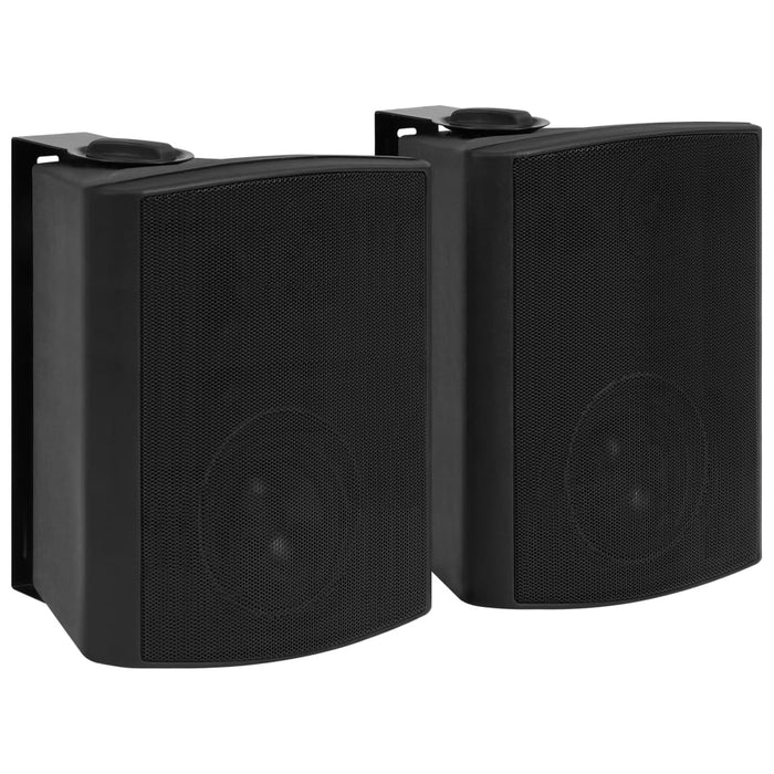 Boxe stereo montate pe perete 2 buc Negru Interior Exterior 120 W