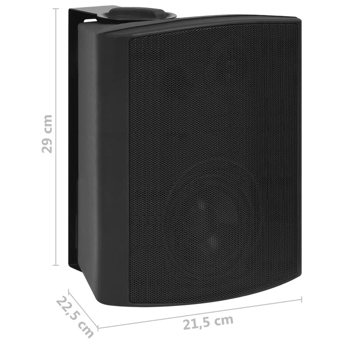 Boxe stereo montate pe perete 2 buc Negru Interior Exterior 120 W