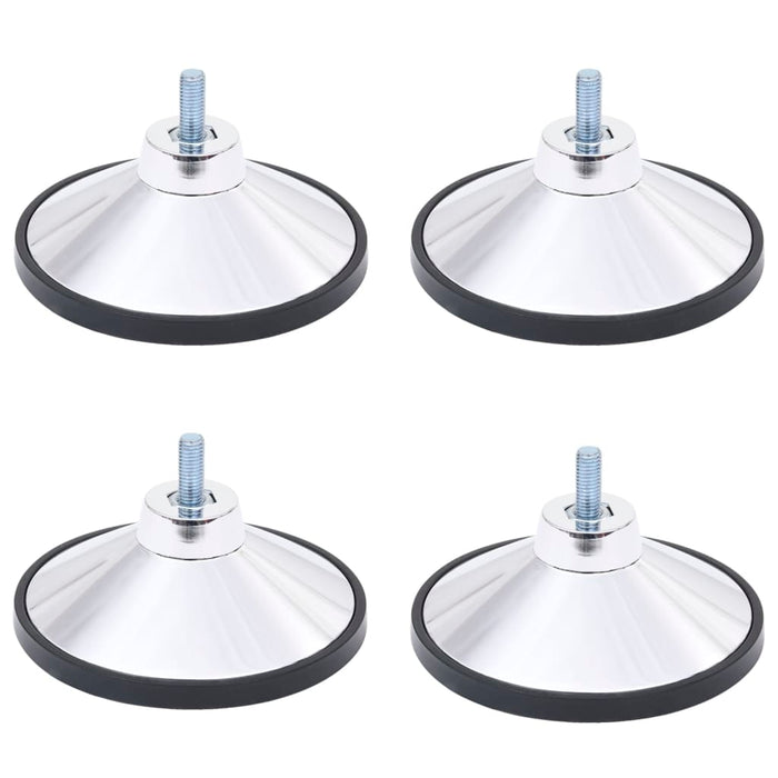 Football Table Feet 4 pcs Chrome