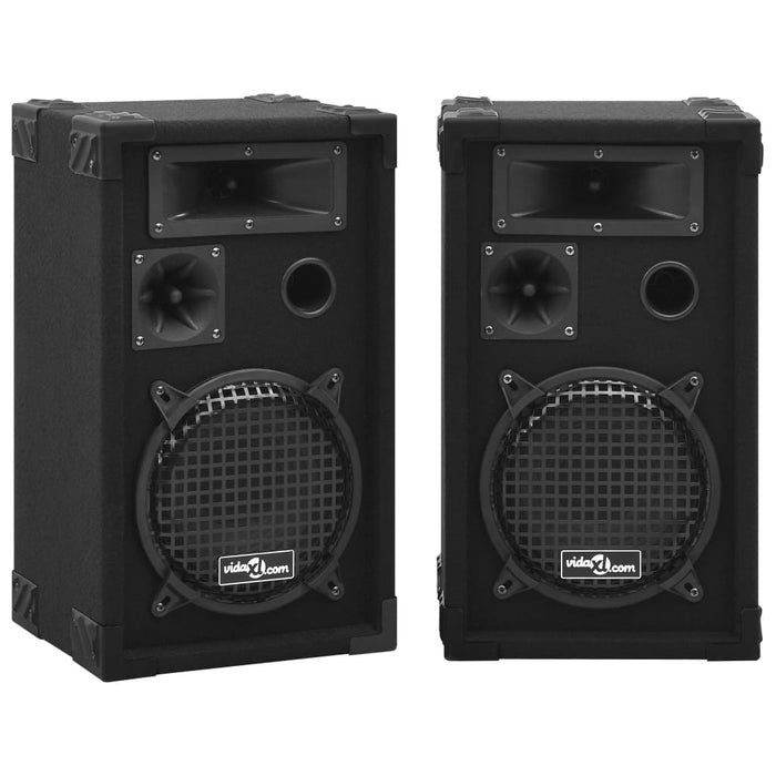 Professional Passive Hifi Stage Speakers 2 pcs 800 W Black