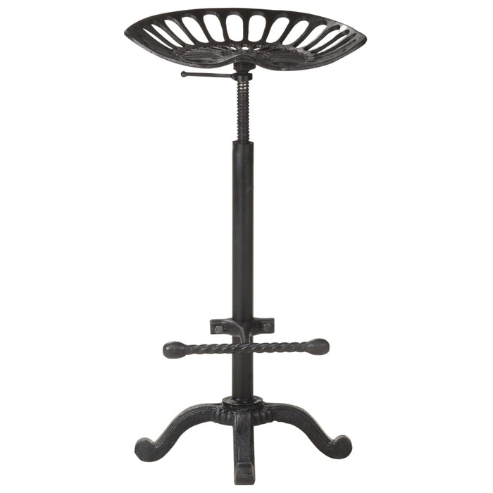 Bar Stool Black Cast Iron