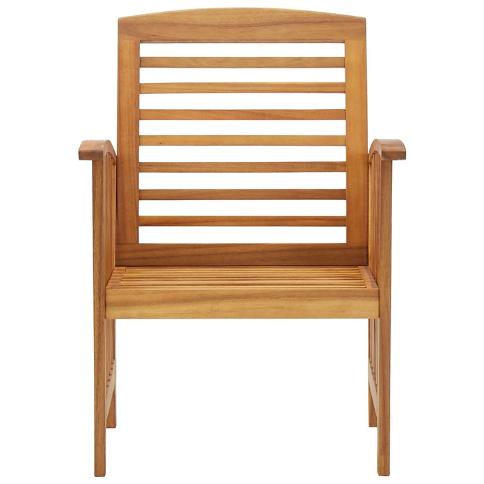 Garden Chairs 2 pcs Solid Acacia Wood