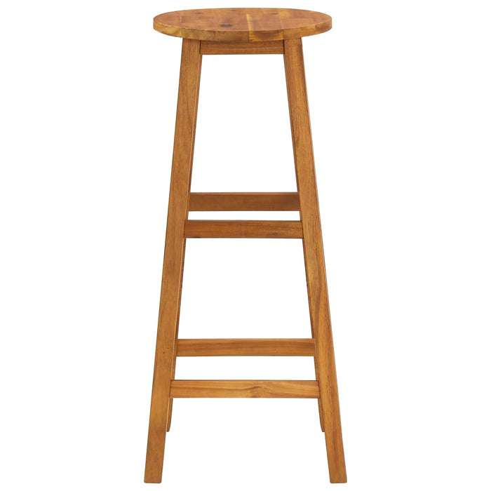 Bar Stools 6 pcs Solid Acacia Wood