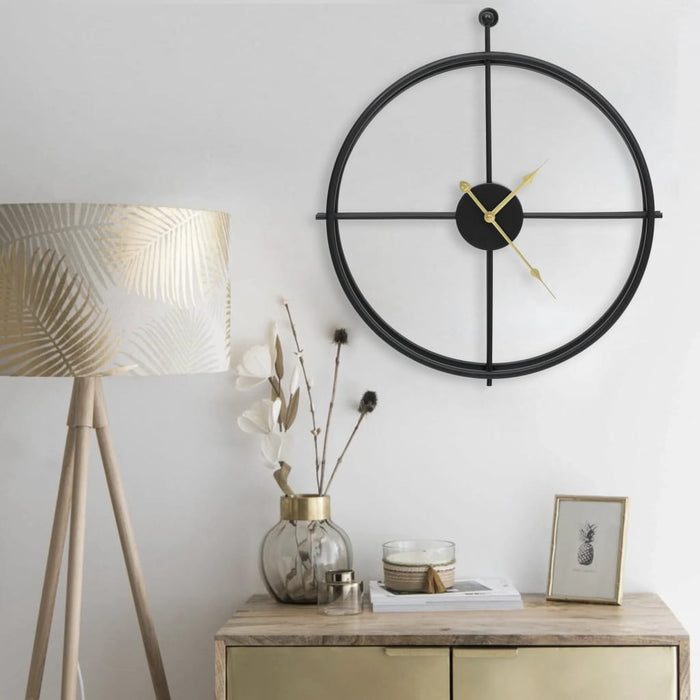 Wall Clock Black 52 cm Iron