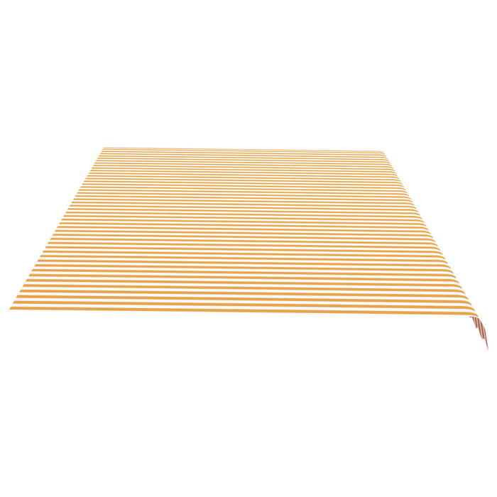 Stofa de schimb pentru Copertina Galben si Alb 6x3,5 m