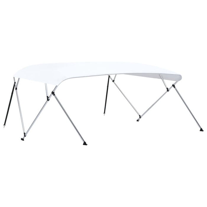 4 Bow Bimini Top White 243x(230-244)x137 cm