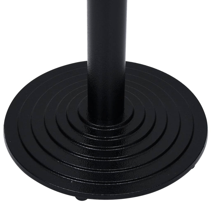 Bistro Table Leg Black Ø43x72 cm Cast Iron