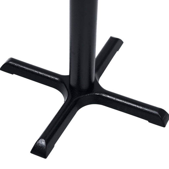 Bistro Table Leg Black 56x56x107 cm Cast Iron