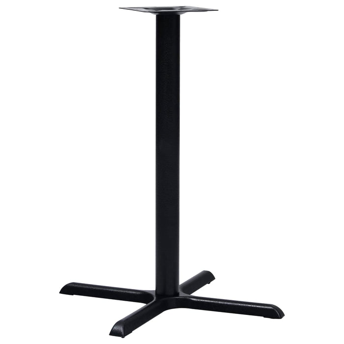 Bistro Table Leg Black 76x76x107 cm Cast Iron