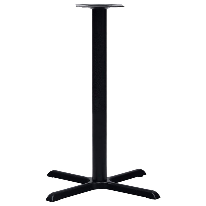 Bistro Table Leg Black 76x76x107 cm Cast Iron