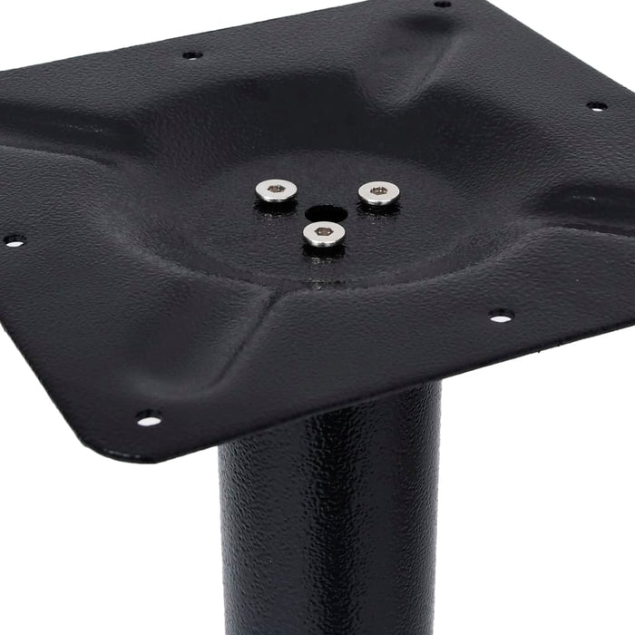 Bistro Table Leg Black 76x76x107 cm Cast Iron