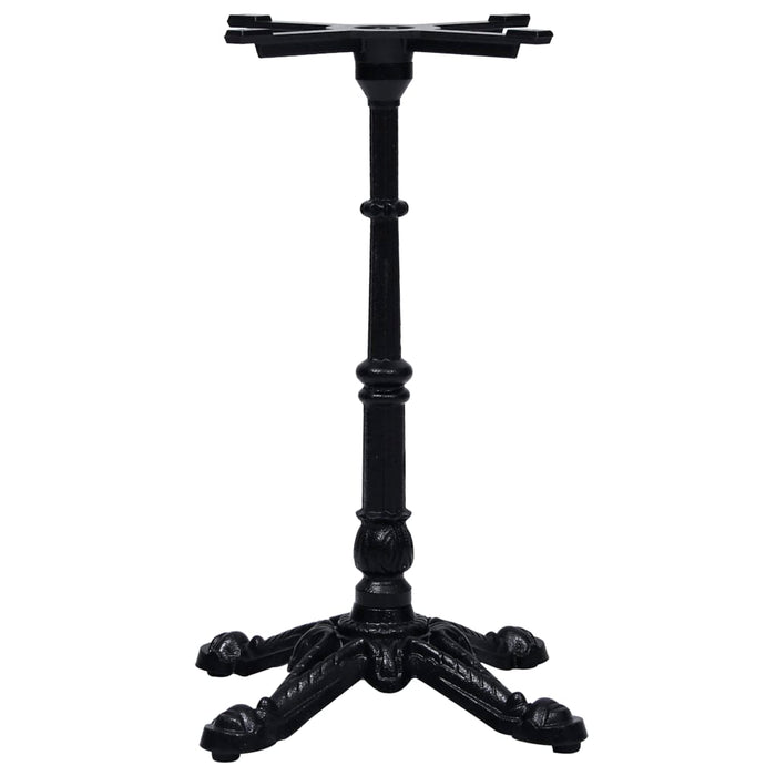 Bistro Table Leg Black 52x52x72 cm Cast Iron