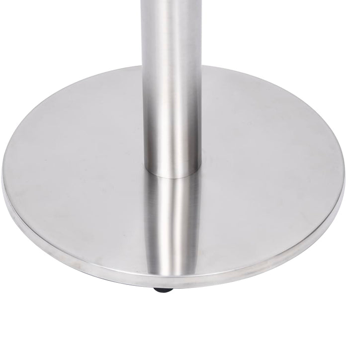 Bistro Table Leg Silver Ø45x72 cm Stainless Steel