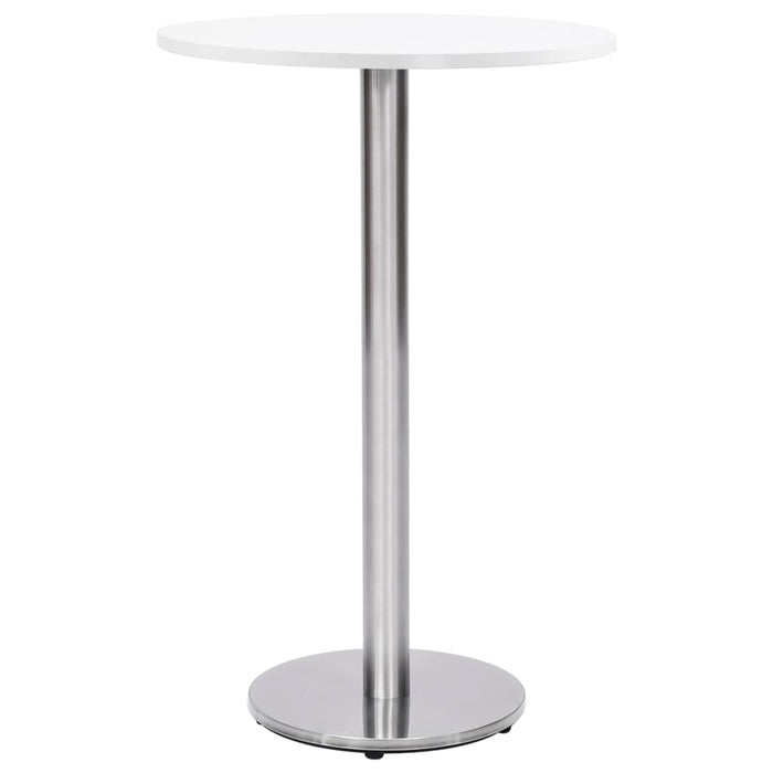 Picior Masa Bistro Argintiu Ø45x107 cm Otel Inoxidabil