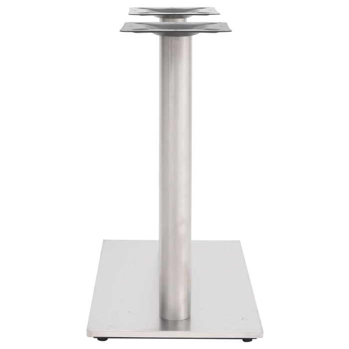 Bistro Table Leg Silver 70x40x72 cm Stainless Steel