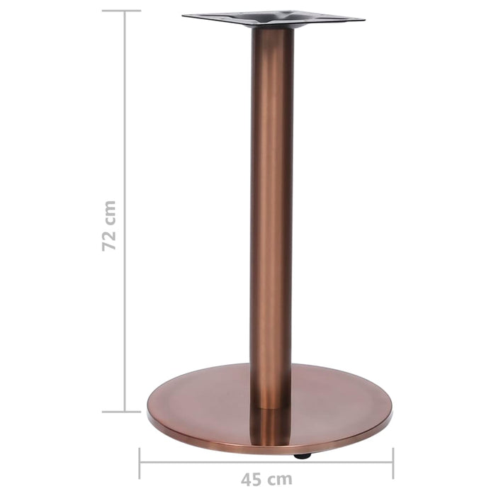 Bistro Table Leg Gold Ø45x72 cm Stainless Steel