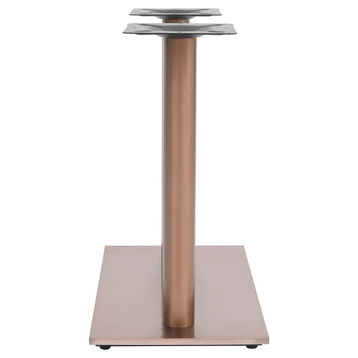 Bistro Table Leg Brass 70x40x72 cm Stainless Steel