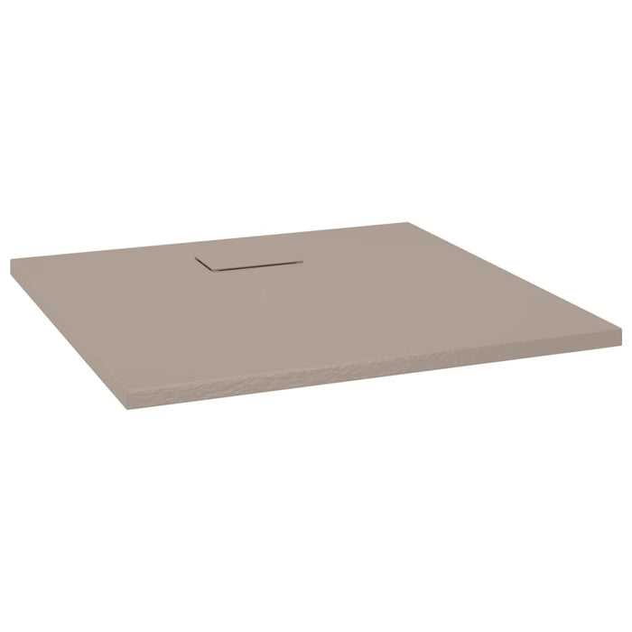 Shower Base Tray SMC Brown 90x80 cm