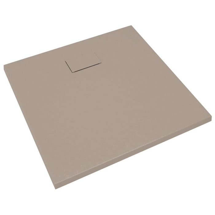 Shower Base Tray SMC Brown 90x80 cm