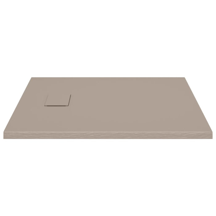 Shower Base Tray SMC Brown 90x80 cm