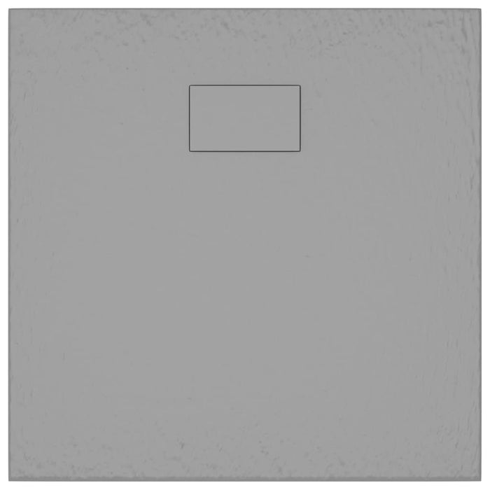 Shower Base Tray SMC Grey 80x80 cm