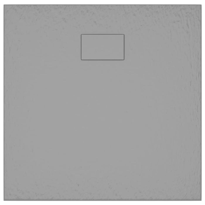 Shower Base Tray SMC Grey 90x80 cm