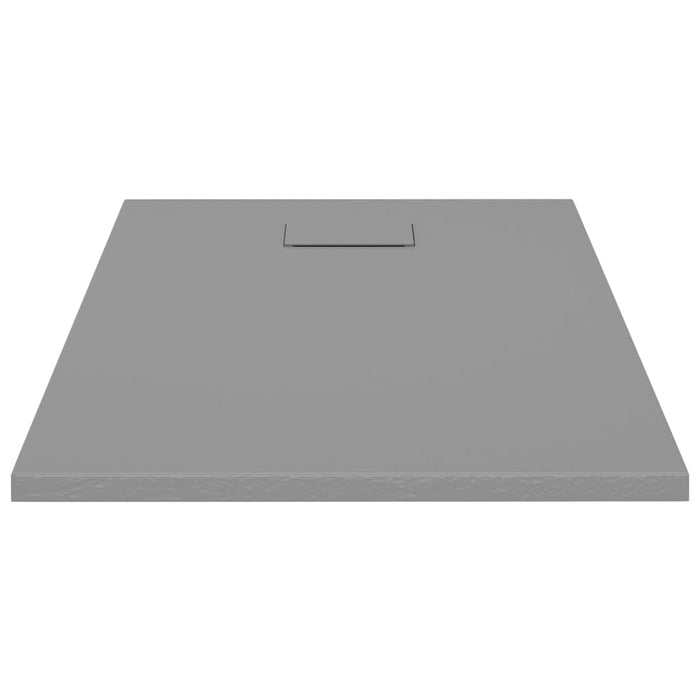 Shower Base Tray SMC Grey 100x70 cm