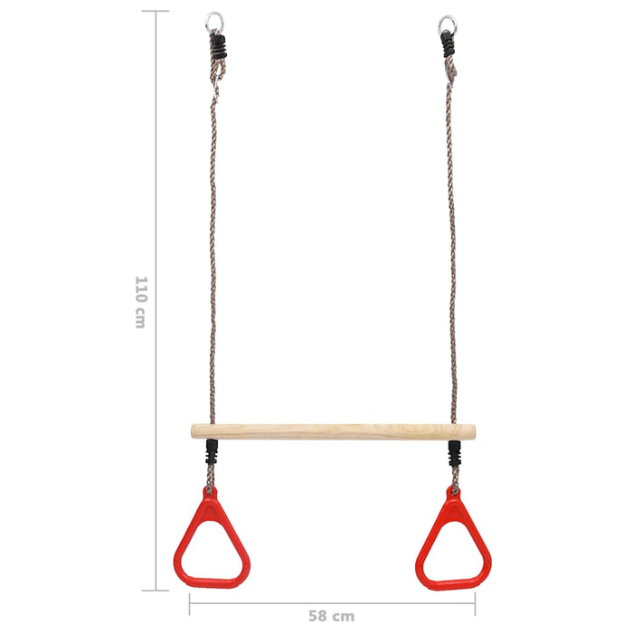 Люлка Trapeze Swing Bar с халки