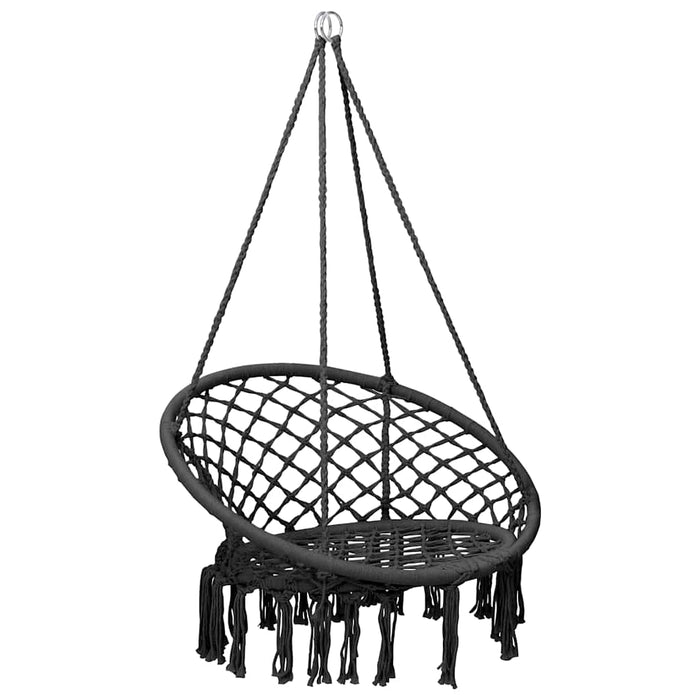 Hammock Swing Chair 80 cm Anthracite