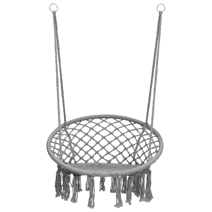 Hammock Swing Chair 80 cm Grey